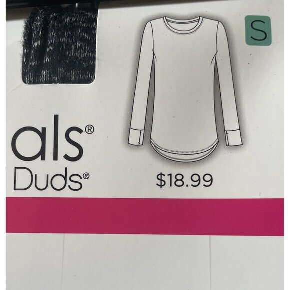 Warm Essential by Cuddi Duds Women's Sweater Knit Crewneck Thermal Top  Small - Picture 3 of 6